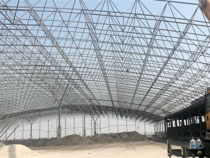 南通钢厂料仓网架工程